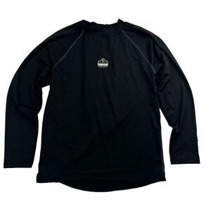 Tenacious Ergodyne Work Gear Men’s Black Long Sleeve Mock Neck Top Size XL